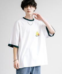 SMILEY FACE スマイリーフェイス ワンポイントビッグシルエット半袖Tシャツ