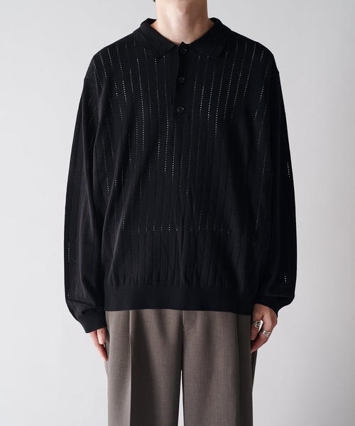 Lui’s BIGニットポロ Lui's（ルイス）の「BIGニットポロ（ニット/セーター）」 - WEAR