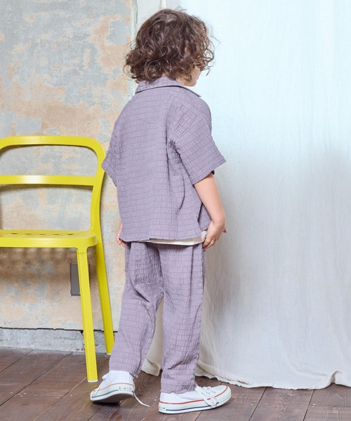 BIG FIELD（ビッグフィールド）の「ボーダーシャーリング9ブタケパンツ（その他パンツ・キッズ・グレー/ブラック/カーキ・110/100/90/120/150/140/130）」の5枚目の写真