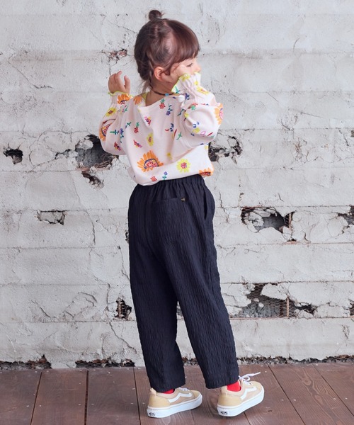 BIG FIELD（ビッグフィールド）の「ボーダーシャーリング9ブタケパンツ（その他パンツ・キッズ・グレー/ブラック/カーキ・110/100/90/120/150/140/130）」の15枚目の写真