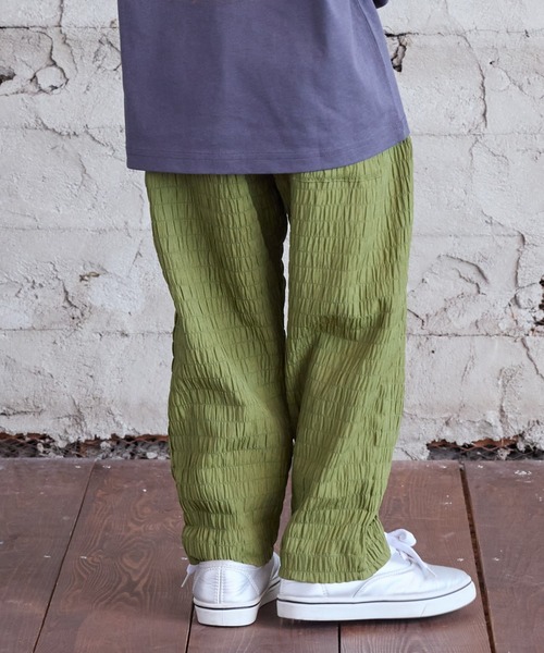 BIG FIELD（ビッグフィールド）の「ボーダーシャーリング9ブタケパンツ（その他パンツ・キッズ・グレー/ブラック/カーキ・110/100/90/120/150/140/130）」の10枚目の写真