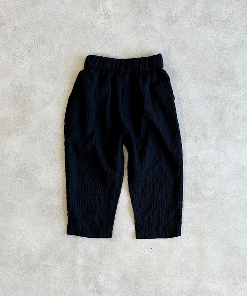 BIG FIELD（ビッグフィールド）の「ボーダーシャーリング9ブタケパンツ（その他パンツ・キッズ・グレー/ブラック/カーキ・110/100/90/120/150/140/130）」の12枚目の写真