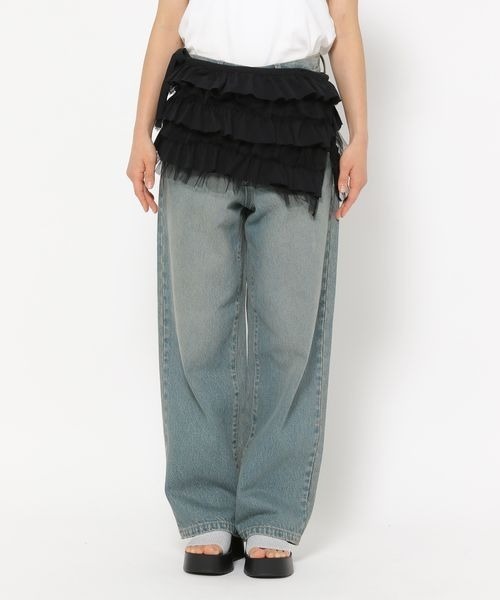 LOWRYS FARM（ローリーズファーム）の「カットフリルチュールビスチェ　131351（キャミソール・レディース・グレー/ブラック/アイボリー・FREE）」の17枚目の写真