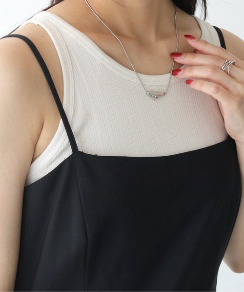 cheriella（シェリエラ）の「【cheriella】ドロップデザインネックレス DROP DESIGN NECKLACE（ネックレス・レディース・ゴールド/シルバー・FREE）」の4枚目の写真