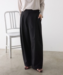 PUAL CE CIN | ツータックスラックスパンツ(スラックス)