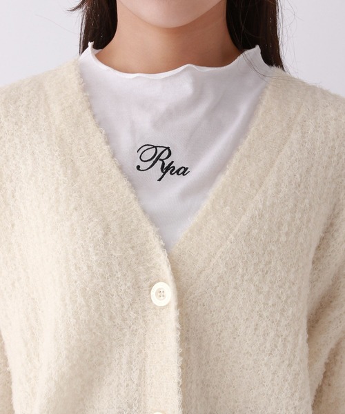 repipi armario（レピピ アルマリオ）の「☆セットアイテム☆フワフワニットカーデ×メロウロンT（カーディガン/ボレロ・キッズ・アイボリー/ベージュ/ピンク/ブルー・SMALL/LARGE/MEDIUM）」の13枚目の写真