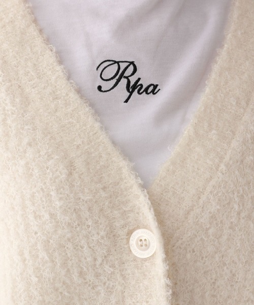 repipi armario（レピピ アルマリオ）の「☆セットアイテム☆フワフワニットカーデ×メロウロンT（カーディガン/ボレロ・キッズ・アイボリー/ベージュ/ピンク/ブルー・SMALL/LARGE/MEDIUM）」の16枚目の写真