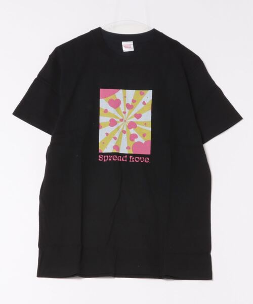 ARCHIVER(アーカイバ)の「【8】【it】【Spread Love】オリジナルプリント S/S T(Tシャツ/カットソー・レディース・ホワイト/ブラック・MEDIUM/LARGE/SMALL)」の1枚目の写真