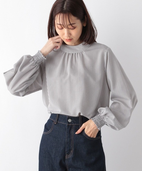 18900円新品♡ボウタイブラウススコットクラブ購入フェンネル♡手洗いOK♡ 新品♡ボウタイブラウススコットクラブ購入フェンネル♡手洗いOK♡