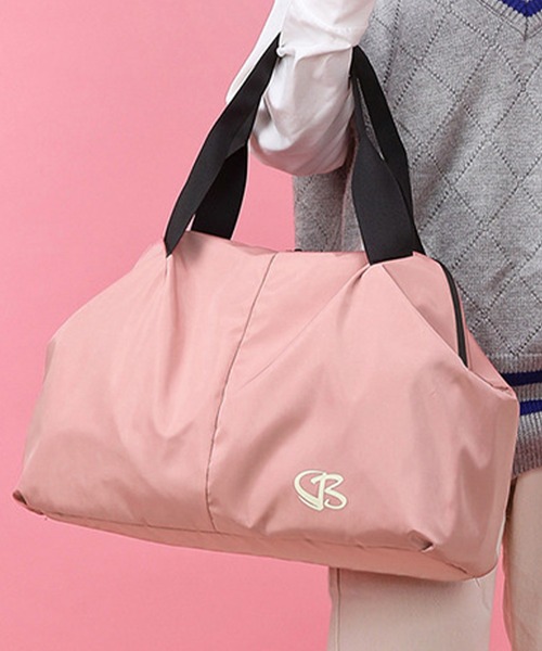 DAY CLOSET(デイ クローゼット)の「2WAY大容量撥水加工BIGボストンバッグ(ボストンバッグ・レディース・ピンク/ブラック/ブルー系その他/スモークピンク・ONE SIZE)」の12枚目の写真