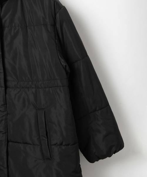 GLOBAL WORK(グローバルワーク)の「ライトウォームコート/115719(ダウンジャケット/コート・キッズ・アイボリー/ブラック・120cm/130cm/140cm/150cm/160cm)」の6枚目の写真