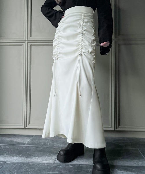 junoah（ジュノア）の「ドロストギャザースカート（スカート）」 - WEAR