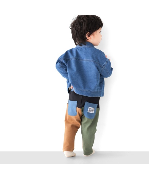 L.COPECK(エルコペック)の「インディゴニットデニムジャケット(デニムジャケット・キッズ・ブルー/ネイビー・90cm/100cm/110cm/120cm/130cm/80cm)」の9枚目の写真