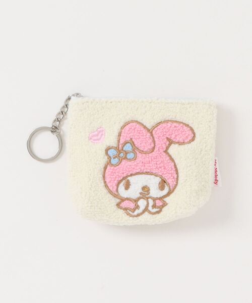 sanrio（サンリオ）の「SANRIO　ミニさがらポーチ（ポーチ・レディース・パープル系その他/ピンク/スカイブルー系/スカイブルー/アイボリー/ターコイズブルー/パープル/オレンジ/ミント/ブルー/オレンジ系その他/グリーン/イエロー/ライトブルー/パープル系その他2・FREE）」の2枚目の写真