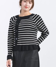 PICCIN | アシンメトリーショートカーディガン(カーディガン/ボレロ)