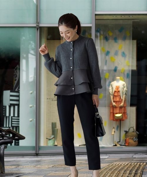 再販売!!【ZOZO限定】日本製【SONO/ソーノ】ﾃｨｱｰﾄﾞﾌﾚｱﾊｲﾌﾞﾘｯﾄﾞﾆｯﾄ