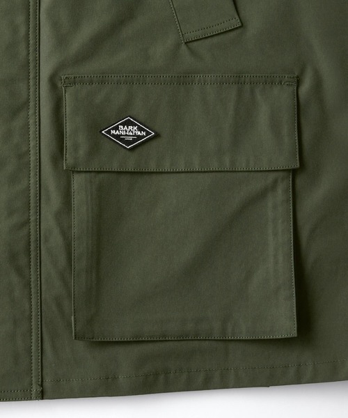 BARK MANHATTAN（バークマンハッタン）の「ルーズシルエット襟コーディロイハンティングジャケット（ブルゾン・メンズ・ダークブラウン/オリーブ/ブラック・L/M）」の9枚目の写真