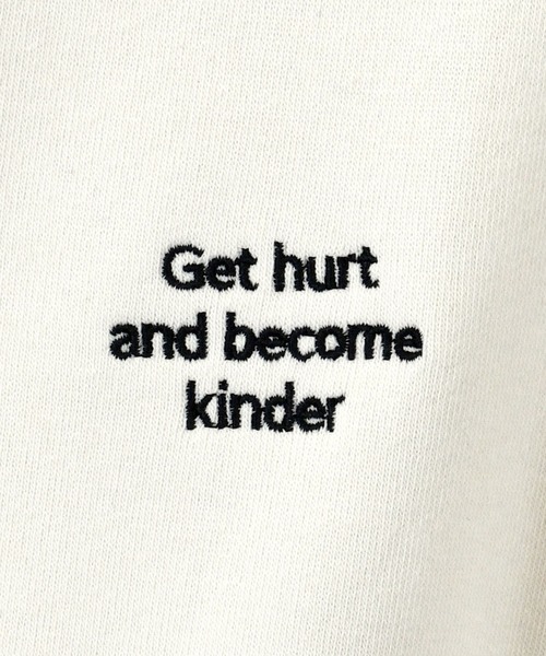 Starting Over（スターティングオーバー）の「message embroidery sweat hoodie/メッセージ刺繍 スウェット フーディ パーカー（パーカー・メンズ・ホワイト/ブラック/チャコールグレー・M/L/XL）」の4枚目の写真