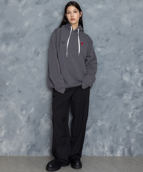 4948WP64 メッセージロングパーカー WP64 ROBE メッセージロングパーカー | トゥービーバイ