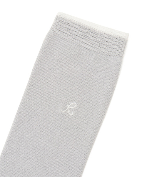 JUN&ROPE'（ジュンアンドロペ）の「ライン使いハイソックス（ソックス/靴下・レディース・グレー/ブラック/ネイビー/ホワイト・FREE）」の7枚目の写真