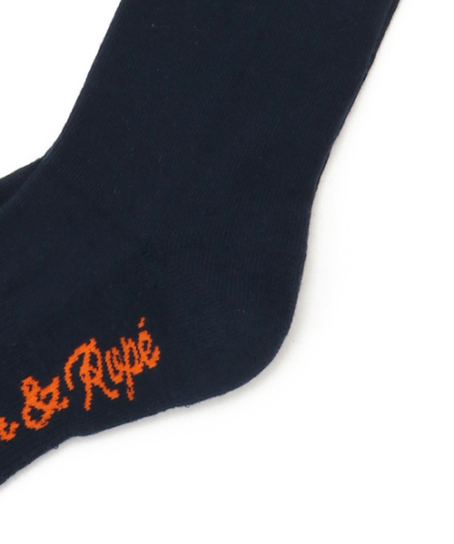 JUN&ROPE'（ジュンアンドロペ）の「ライン使いハイソックス（ソックス/靴下・レディース・グレー/ブラック/ネイビー/ホワイト・FREE）」の10枚目の写真