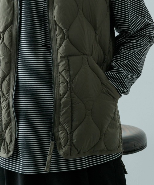 TAION(タイオン)の「TAION Military Wzip Down Vest(ダウンベスト・メンズ・ブラック/オリーブ/ベージュ系その他/ホワイト系その他/グリーン系その他・X-LARGE/MEDIUM/LARGE)」の20枚目の写真