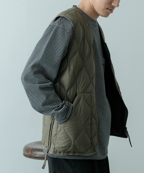 TAION(タイオン)の「TAION Military Wzip Down Vest(ダウンベスト・メンズ・ブラック/オリーブ/ベージュ系その他/ホワイト系その他/グリーン系その他・X-LARGE/MEDIUM/LARGE)」の22枚目の写真