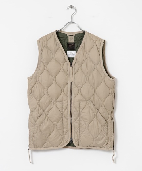 TAION(タイオン)の「TAION Military Wzip Down Vest(ダウンベスト・メンズ・ブラック/オリーブ/ベージュ系その他/ホワイト系その他/グリーン系その他・X-LARGE/MEDIUM/LARGE)」の15枚目の写真