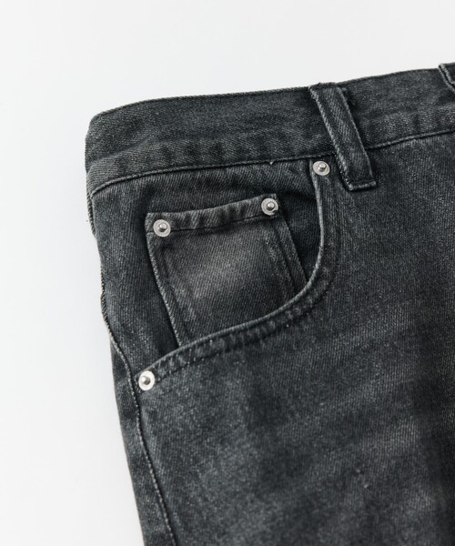 FREAK'S STORE（フリークスストア）の「限定展開 MR HEARTS/ミスターハーツ VINTAGE WASH DAMAGE WIDE DENIM（その他パンツ・メンズ・ブラック/ブルー・SMALL/MEDIUM/LARGE）」の7枚目の写真