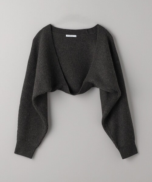 BEAUTY&YOUTH UNITED ARROWS(ビューティーアンドユースユナイテッドアローズ)の「畦ニット ボレロ(カーディガン/ボレロ・レディース・ロイヤルブルー/ダークグレー/ナチュラル・FREE)」の7枚目の写真