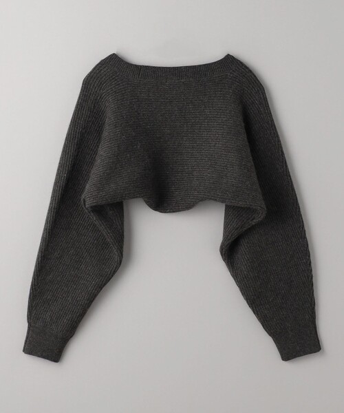 BEAUTY&YOUTH UNITED ARROWS(ビューティーアンドユースユナイテッドアローズ)の「畦ニット ボレロ(カーディガン/ボレロ・レディース・ロイヤルブルー/ダークグレー/ナチュラル・FREE)」の16枚目の写真