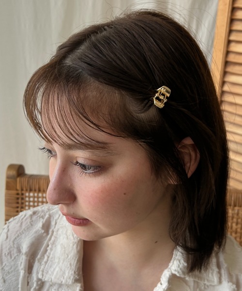 メタルミニヘアクリップ（2個セット）