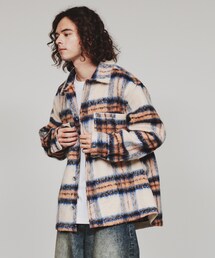 ◆シャギーチェックCPOシャツ