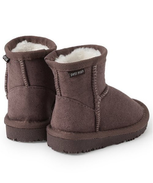 petit main（プティマイン）の「【防汚】ムートンブーツ（ブーツ・キッズ・ライトピンク/ブラック/チャコール/ラベンダー/ベージュ・16cm/15cm/14cm/13cm/19cm/18cm/17cm）」の17枚目の写真