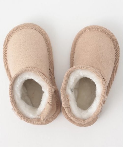 petit main（プティマイン）の「【防汚】ムートンブーツ（ブーツ・キッズ・ライトピンク/ブラック/チャコール/ラベンダー/ベージュ・16cm/15cm/14cm/13cm/19cm/18cm/17cm）」の11枚目の写真