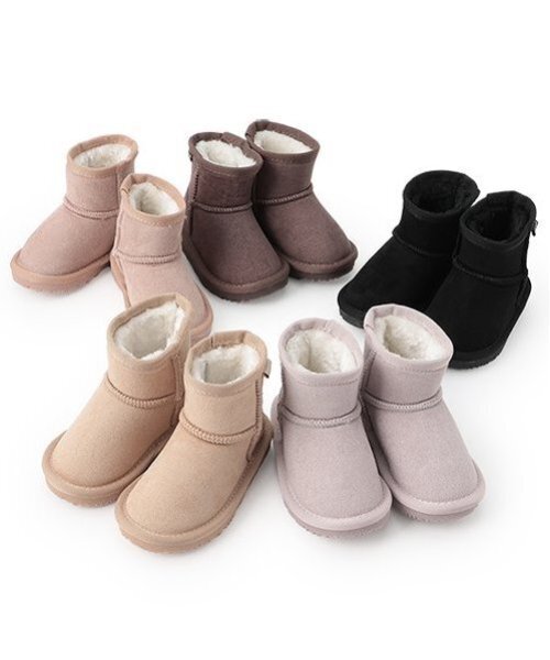 petit main（プティマイン）の「【防汚】ムートンブーツ（ブーツ・キッズ・ライトピンク/ブラック/チャコール/ラベンダー/ベージュ・16cm/15cm/14cm/13cm/19cm/18cm/17cm）」の13枚目の写真