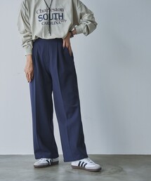 イージービューティー裏起毛ワイドパンツ(WEB限定サイズ)
