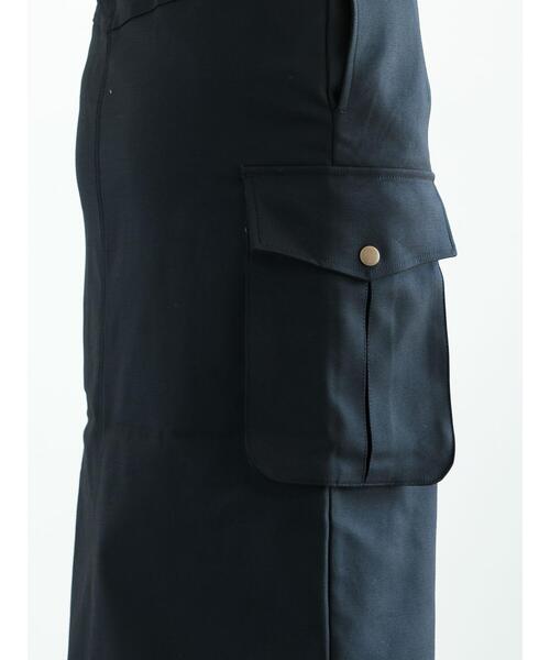 Te chichi(テチチ)の「フロントジップカーゴロングタイトスカート(スカート・レディース・ブラウン/ブラック・F)」の14枚目の写真