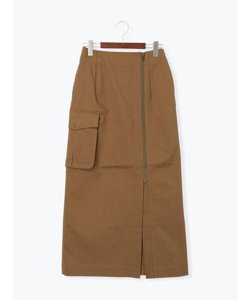 Te chichi(テチチ)の「フロントジップカーゴロングタイトスカート(スカート・レディース・ブラウン/ブラック・F)」の16枚目の写真