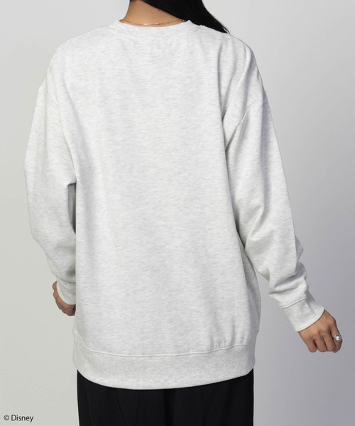 Disney（ディズニー）の「DISNEY サガラ刺繍 ミッキー 裏起毛