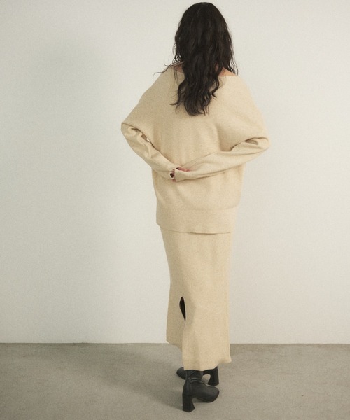 Randy♡シャツドッキングベアニットアンサンブル シャツドッキングベアニットアンサンブル – Randy