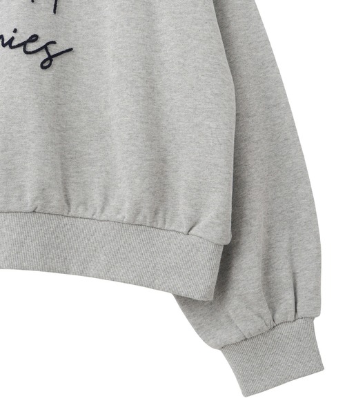 ROPE' PICNIC（ロペピクニック）の「ブラッシュ刺繍スウェット/吸水速乾（スウェット・レディース・ライトグレー/チャコールグレー/グレー系その他・38）」の13枚目の写真