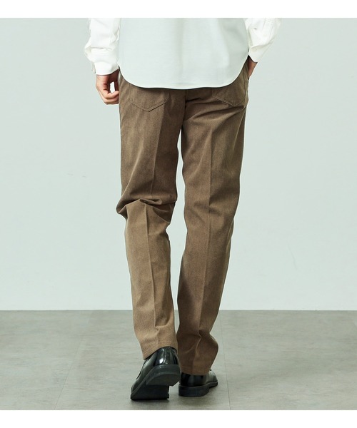 EDWIN（エドウィン）の「デニスラ スリムテーパード スラックス コーデュロイパンツ ストレッチ ビジネス 洗える（スラックス・メンズ・グレー/ブラック/ベージュ・SMALL/MEDIUM/LARGE/X-LARGE）」の7枚目の写真