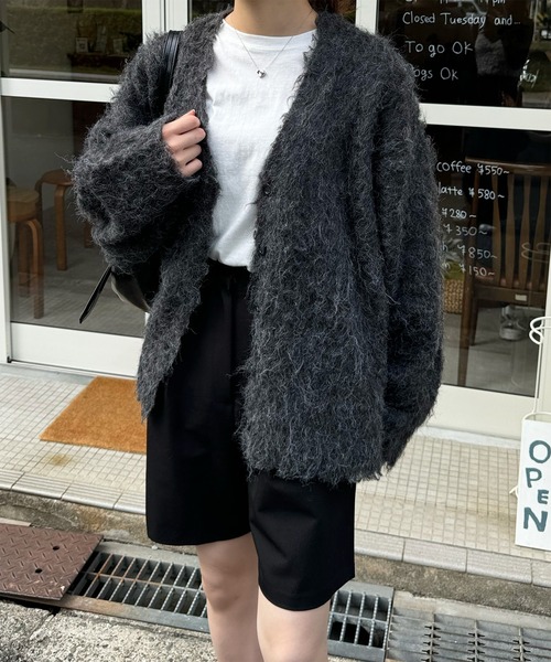 セール】シャギーニットカーディガン（カーディガン/ボレロ）｜LE MORE