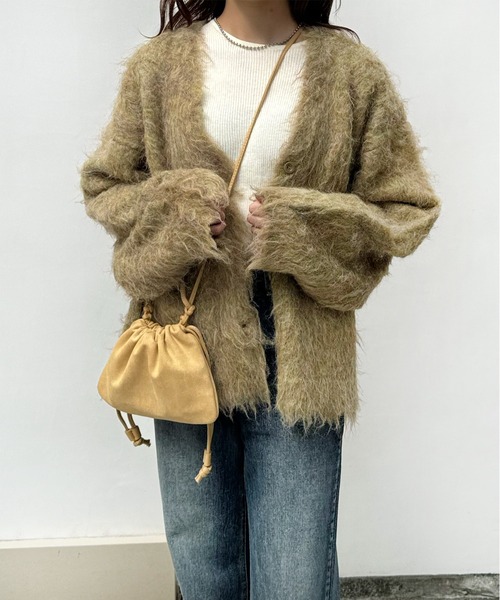 セール】シャギーニットカーディガン（カーディガン/ボレロ）｜LE MORE