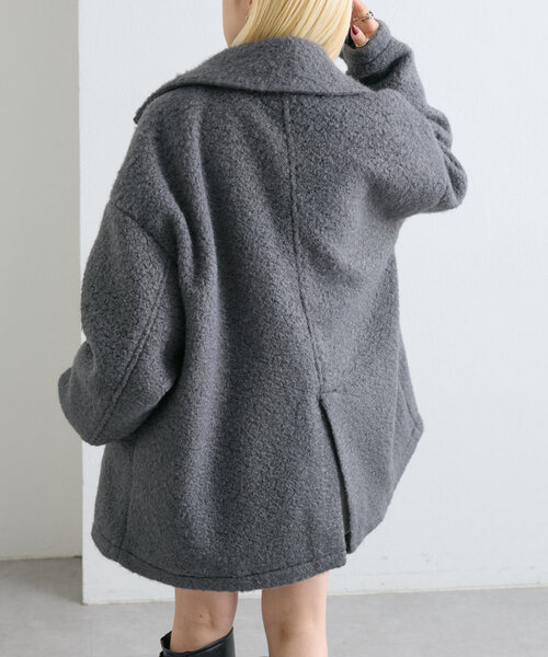 【セール】【着るだけで映える】ブークレコート（その他アウター）｜w closet（ダブルクローゼット）