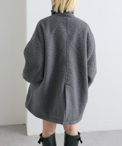 【セール】【着るだけで映える】ブークレコート（その他アウター）｜w closet（ダブルクローゼット）