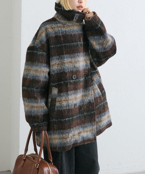 【セール】【着るだけで映える】ブークレコート（その他アウター）｜w closet（ダブルクローゼット）