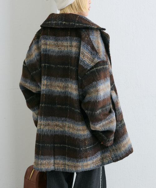 【セール】【着るだけで映える】ブークレコート（その他アウター）｜w closet（ダブルクローゼット）