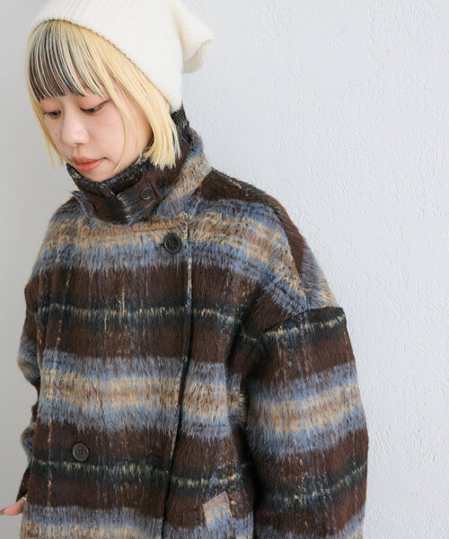 【セール】【着るだけで映える】ブークレコート（その他アウター）｜w closet（ダブルクローゼット）